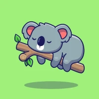 Kawaii Koala Wallpaper 4K