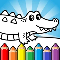Easy coloring book for kids