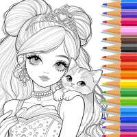 Prenses kız boyama oyunları